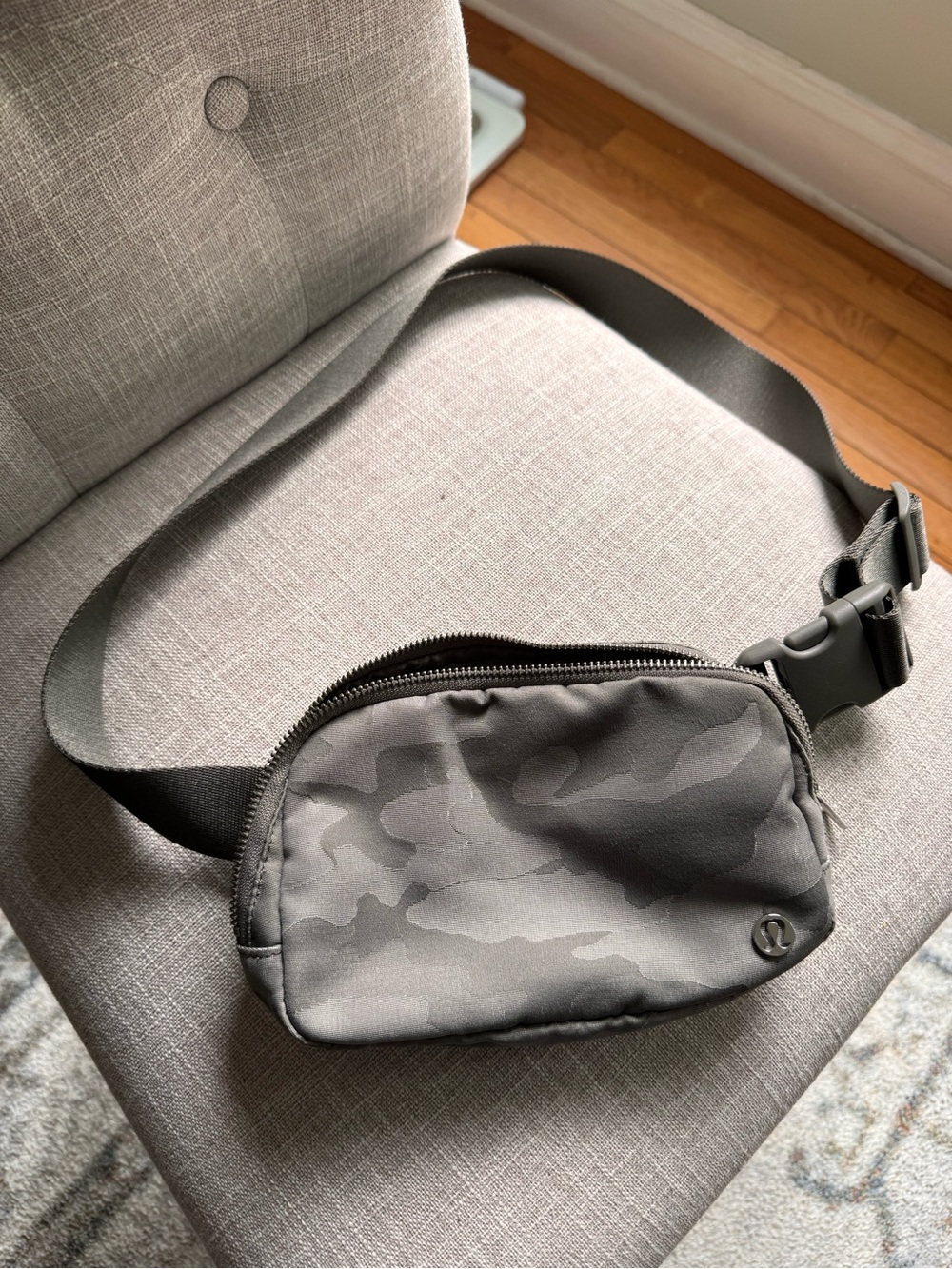 lululemon athletica Gray Camo Everyday Belt Bag